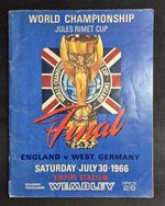 1966 World Cup Final Programme England v W. Germany & News Clip Great Condition