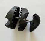 Halfords Rear Fitting Bike Carrier QUICK RELEASE Knob x 2 Spare Parts