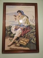 Beautiful UNIQUE Cross-stitch  A2 Size 