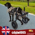 Large Dog Wheelchair 2 Wheels Pet Walking Aid for Back Legs Rehabilitation XL UK
