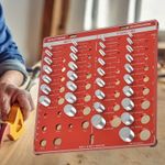 34 Nut & Bolt Thread Checker Thread Identifier Gauge Precise Inch & Metric Sizes