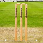 FORZA Wooden Cricket Stumps [ICC Regulation] – Club/County Stumps + Bails