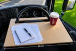 Truck table Steering wheel table laptop desk tray portable desk wooden board