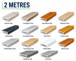 PVC Laminate Floor Edge Trim Threshold Bar Door Stop End Profile 2 Metres