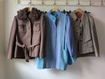 Job Lot Bundle Of Vintage 1970s Woman's Wool Tweed Skirt Suits Wholesale