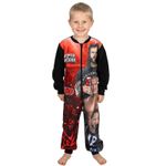 Boys WWE World Wrestling Entertainment Red Fleece Sleepsuit