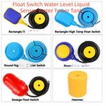Water Level Liquid Sensor Water Tower Tank Pool Pump 1.2M-6M Cable Float Switch