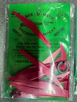 Spin-Wing Vane Hunter 5 Inch Right Wing Red Spin Vane Fletching with Tape
