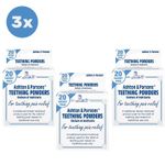 3x Ashton & Parsons Teething Powder 20 Sachets Tincture of Matricaria Baby