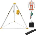 Rescue Tripod Kit with Winch Rescue Tripod Fall Arrest 8 Ft Legs 1200lbs