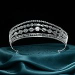 Wedding Bridal  CZ Crystal Tiara