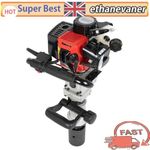 32.7cc 2-stroke Gasoline Pile Driver Rammer Power Pile Hole Drive Farm Fence
