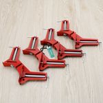 4PC WOODWORK CLAMPS PICTURE FRAME HOLDER RIGHT ANGLE CORNER SQUARE MITRE VICE