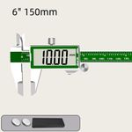 6" 150mm Stainless Steel Electronic Digital Vernier Caliper Micrometer Gauge LCD