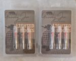 Grizzly Jim Signature Semi-Automatic Lighted Nocks - 5.2 - RED - 2 PACKS OF 3