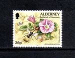 Alderney 1997 Sand Digger Wasp and Sea Bindweed 1v. (SG A72c) MNH