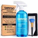 Betron 500ml Screen Cleaner Kit  Streak Free Cleaning for TV, Laptop, Monitor