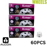 Alcoa® Alcover Chromed Nut Covers 32/33mm M22 For Wheels 3 Packs  60PCS