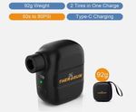 Bicycle Mini Pump Portable Rechargeable Electric Type-C Air 100PSI 5V Bike Tires