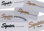 Waterslide Decals for Squier Telecaster / Stratocaster Guitar Headstocks