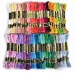 Cotton Embroidery Thread Bundles - 5/100 pcs in Various Colour Shades