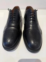 Velasca Made In Italy UK 10 44 Black Brogue Oxford Men’s Black Shoes Vibram Sole