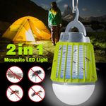 Outdoor Lumi-Mosquito LED Light 2-in-1 Insect Killer Camping Light