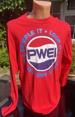 ORIGINAL POP WILL EAT ITSELF PWEI BRIXTON ACADEMY TOUR SHIRT VINTAGE XL PEPSI