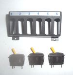 PECO PL26 PASSING CONTACT SWITCHES FOR POINT MOTORS x 3 + PL27 SWITCH CONSOLE x1