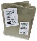 storage.boutique Photograph Protection Sleeves, Archive 10 x 8 inches, clear
