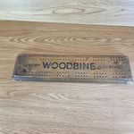 Collectible Vintage Wills Woodbines Advertising Cribbage Board Tobacciana