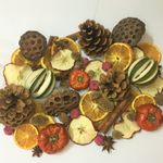 Christmas Dried Fruit Craft Decorations, Xmas Wreath Making, Pot Pourri