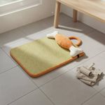 Dog Cooling Bed Easy to Clean Cooling Pet Mat Removable Cover for Indoor