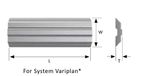 Variplan (Leitz) Weinig Quick Change Blade HSS-SHM 18% T1 (210 x 16 x 3.7 mm)