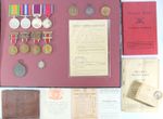 WW2 Medal Group Named to 6133111 Pte T.G. Burgess East Surrey Regt Defence (A).