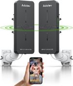 Gigabit Wifi Bridge 2.4G/5.8G Dual Band 5KM Point to Point Wireless Bridge Set