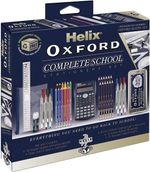 Helix Oxford Complete School Stationery Gift Set Maths Calculator Pen 50 Piece