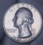 1776-1976 Rare Mint Errors .25C George Washington Quarter