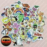 50 Retro Cartoon 80’s 90’s Stickers - Scrapbook, Laptop, Consoles, Books, Cases