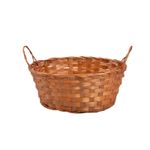 10PCS Bamboo Wicker Hampers With Handles Gift Hampers Display Tray Bread Basket