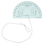 NATO Approved Accurate 6" RA Mils Map Reading Military Protractor- Navigation