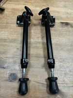 Mapex Gloss Factory Black Bass Drum Spurs Legs  (Pair)  4 x hole VGC