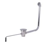 BK Resources BK-LWR-1O 3-1/2" Opening Twist Lever Drain w/ Overflow Assembly