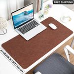 Large Waterproof PU Leather Desk Pad Non-Slip Mouse Mat Laptop Keyboard Cover.