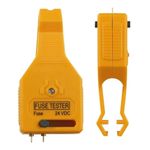 Car Fuse Tester Puller Car Fuse Type Tester with Green LED Indicator Light UK#1