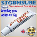 Jewellery Glue Adhesive 12g Clear Rhinestone Gems Metals adhesive arts & crafts