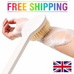 Japanese Long Handle Bath brush Soft Bristle Back Body Scrubber UK