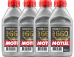 Motul RBF660 100% Synthetic Performance Race Rally DOT 4 Brake Fluid - 4 X 500ML