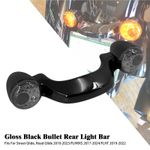 Black Rear Turn Signal Brake LED Light Bar For Harley Road Street Glide 10-2023