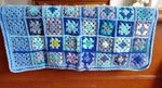Handmade Crochet Granny Square Blanket Suitable For Babies And Toddlers.